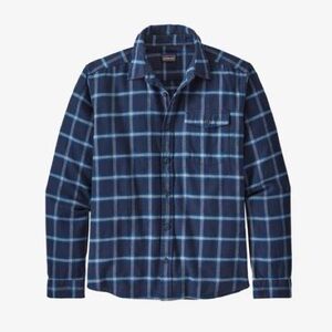 Patagonia Lightweight Fjord Flannel Blue Size Medium